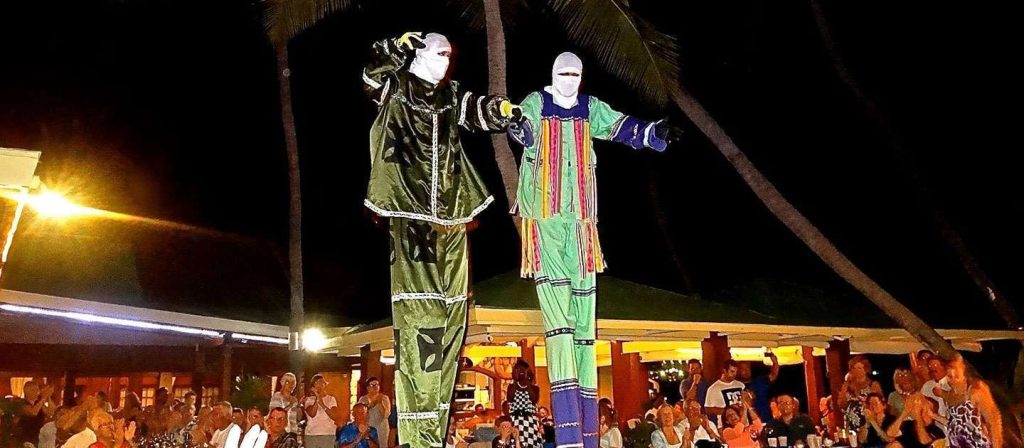 Dance with a Moko Jumbie!